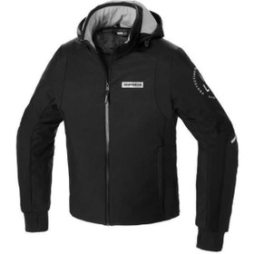 Resim Spidi Hoodie Armor H2Out Ceket Siyah Beyaz 