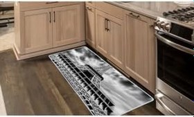 Resim Colorix Carpet Kaymaz Taban Tezgah Önü Mutfak Paspası 75x150 Cm No: 295 