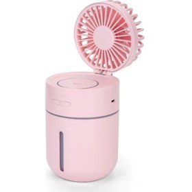 Resim Zsykd T9 Taşınabilir Ayarlanabilir USB Şarj Masaüstü Humiding Fan 3 Hızlı Kontrol Pembe (Yurt Dışından) 