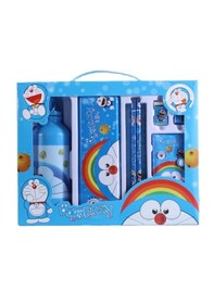 Resim Sanrio Doraemon Kırtasiye Seti Hediye Kutusu Okul Malzemeleri Kuromi Doraemon Kırtasiye Seti 8 Parça Mavi 