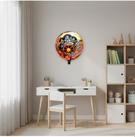 Resim Runaway Korsan Folyo Balon Halloween Ve Tematik Parti Dekoru Çok Renkli 