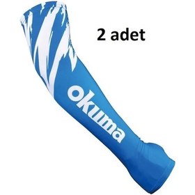 Resim Okuma Blue Motif Sleeves S Beden Kolluk 2 Adet Çok Renkli 