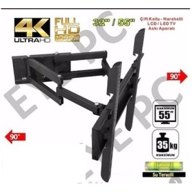 Resim Philips Sony 82 Cm 140 Cm Ekran Uyumlu Hareketli Askı Metal 