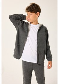 Resim Rolypoly Erkek Çocuk Gri Sweatshirt Gri 