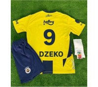 Resim Legent Lady F̸e̸n̸r̸b̸a̸h̸ç̸e̸ 2024/25 Beş Yıldızlı Dzeko 9 Numara Iç Saha Çocuk Forması 4 Lü Set 