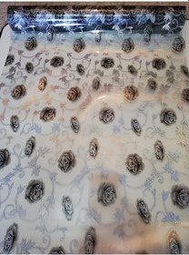 Resim Şeffaf Masa Örtüsü 1,7 Mm 80 Cm X 150 Cm Kalın Desenli Pvc Kayma (536994768)-Şeffaf-80 X 150 