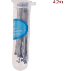 Resim Mingjin Shop 1 No.4 Stili Okul Laboratuvarı Entomoloji Vücut Diseksiyon Böcek Iğnesi Için Tüplü Paslanmaz Çelik Böcek Ecimen Iğnesi (Yurt Dışından) 