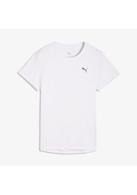 Resim Puma Tad Essential Cre Kadın Beyaz Antrenman T-shirt 527177 Beyaz 
