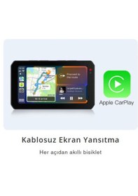 Resim Aıo-5 Lite Motosiklet Carplay Android Auto Gps Navigasyon Sistemi 