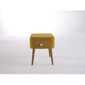 Resim Doqu Home Viola Puf Koltuk - Hardal 