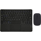 Resim TezMax Acer Iconia P10 (NT.LG1EY.001) 10.4" Uyumlu Kablosuz Bluetooth Şarjlı TouchPad'li Klavye Mouse Seti 