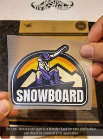 Resim Bay Etiket Hbgbdl3 Snowboard Sticker Seti 5 Parca 