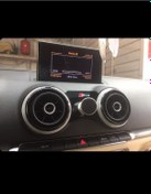 Resim Audi A3 8V Sline 2013-2020 Alüminyum Mıknatıslı Telefon Tutucu Siyah 