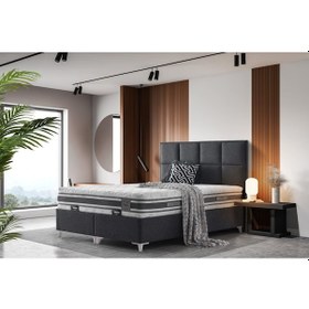 Resim Milano Ortopedik Antialerjik 30cm 160 200 Yatak-baza-başlık Seti 160 x 200 