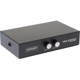 Resim 2 Port VGA Paylaşımı Manuel Switcher Kutusu (2 VGA Out / 1 VGA In) 191440'A Kadar 