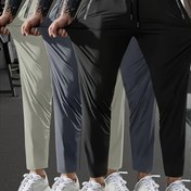 Resim Üç Renkli Buzlu Sliky Fiber Yüksek Esnek Pantolon - Koşu, Jogging, Günlük Outdoor ve Spor İçin 