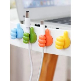 Resim River World 10 Adetlik Kabloları Tutmak Için El Şeklinde Aparat 