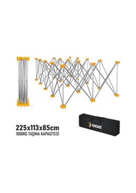 Resim Sgs Katlanır Çalışma Tezgahı Alüminyum 225 113 85 Cm Sgs922 