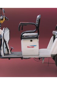 Resim Falcon Family 8000 Üç Tekerli Elektrikli Motosiklet Beyaz 