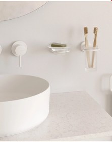 Resim Tecno White Diş Fırçalık - Mat Beyaz Mat Beyaz 