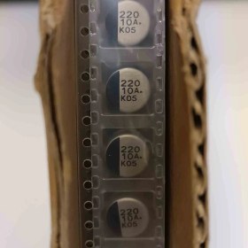 Resim Eee1aa221p 220mf 10v 8x6 Panasonıc Smd Kondansatör 100 Adet 