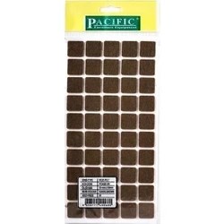 Resim Pacific 50'li Kaydırmaz Keçe Kare Kahve 