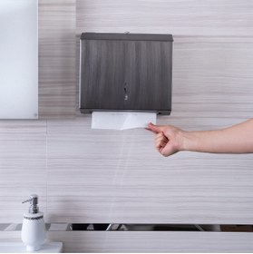 Resim ARGESAN Paslanmaz Çelik 400' Lük Z Katlama Havluluk-katlamalı Kağıt Havluluk Dispenseri 
