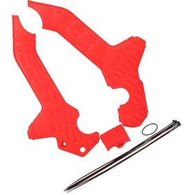 Resim Dinosaurs Honda Crf300l Özel Çerçeve Çizilmez Koruma Plakasına Uygun Kırmızı Arazi Motosikleti Modifikasyon Aksesuarları Gosterildigi Gibi 