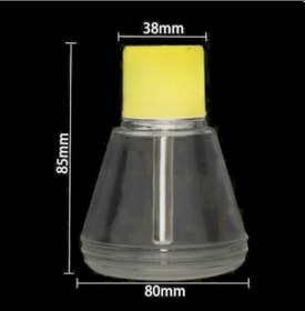 Resim 150Ml Kapaklı Cam Tiner Likit Şişesi Sıvı Uçurmaz Pompa Yağdanlık 