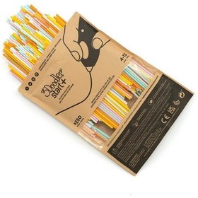 Resim 3doodler Start+ Eco Fire & Ice Filament 3d Kalem İçin Pla Filament - 2.5mm, 250 Çubuk, 3ds-eco-mıx1-250 Fire & Ice 