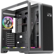 Resim 1st Player Rt7 Siyah Dıgıtal 850W 80+ Gold Full Modüler 4X12CM Argb 3 Taraflı Temperli Cam USB 3.0 - Type C Atx Kasa 