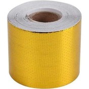 Resim Pazly 50mm X 10m Yüksek Isı Yalıtım Bantı - Araç, Tekne Ses Yalıtımı İçin Yansıtıcı Alüminyum Bant 