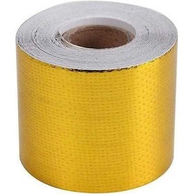 Resim Pazly 50mm X 10m Yüksek Isı Yalıtım Bantı - Araç, Tekne Ses Yalıtımı İçin Yansıtıcı Alüminyum Bant 