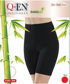 Resim Q-En Bayan Bambu Diz Üstü Tayt 800 