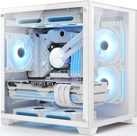 Resim DFS Gaming DS2026W RYZEN 7 5700X-B550M-RTX 4060 8GB-32GB RAM-1TB M.2 SSD-WI FI-OYUNCU BİLGİSAYARI 