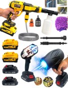 Resim Germany Style Çift Akülü Şarjlı Oto Araç Yıkama Köpük Makinesi Araç Üfleme Kurutma Makinesi İkili Se 