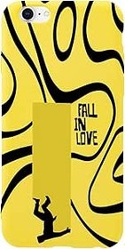 Resim Mooodcase Fall In Love Premium Silikonlu Telefon Kılıfı iPhone 6 Plus ile Uyumlu Sarı 