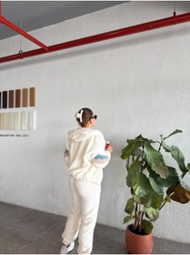Resim BEYUSİRA Butikcim Kadın Garnili Peluş Eşofman Takımı 