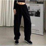 Resim Köstebek Düz Siyah Oversize (UNİSEX) Eşofman 