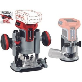 Resim Einhell TP-RO 18 Set Li BL - Solo Kömürsüz Akülü Dik & Kenar Freze Set - 4350410 