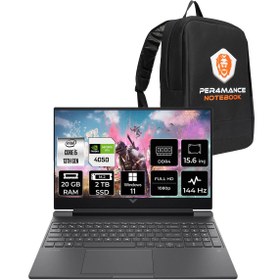 Resim HP Victus 15 i5-13420H 20GB 2TB SSD RTX4050/6GB 144Hz 15.6'' FHD W11H Gaming Laptop & PER4 ÇANTA 