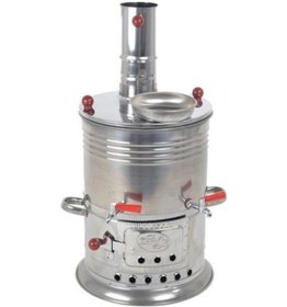 Resim Zarif İş Çift Musluk 5 L Semaver 