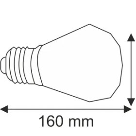 Resim Helios 6W Rustik Elmas Günışığı LED Ampül 
