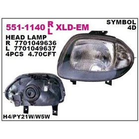 Resim Dpo On Far Sag Renault Clıo 4k 98-00 MR00-DPO-551-1140RXLD-EM 
