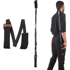 Resim İki Parça Olta Kamış Kılıfı - LRF Spin - Neopren Ayarlanabilir 