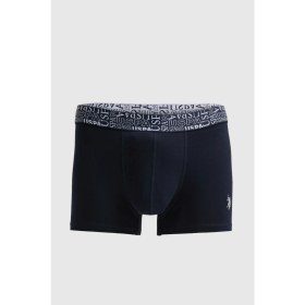 Resim U.s. Polo Assn. Erkek Lacivert Boxer İç Giyim Standart Fit Düz Desenli 1 Adet 50326473-VR033 