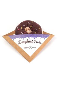 Resim Socks + Stuff Chocolate Glazed Donut Tekli Çocuk Çorap 