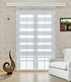 Resim Beyaz Pliseli Modern Zebra A Kalite (200x200) 