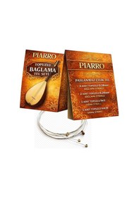 Resim Piarro Topuzlu Profesyonel Uzun Sap Bağlama Tel Seti 0,20 