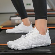 Resim Trendy Erkek Su Ayakkabıları - Nefes Alabilen Üst Kumaş, Kaymaz Kauçuk Taban, Hafif Elastik Bant Kapatma, Plaj, Yoga, Fitness ve Seyahat için Düşük Top Tasarım - Yaz Mevsimi Hızlı Kuruyan Aqua Ayakkabıları 